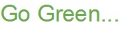 Go Green... Device mark 2653667 Trademark