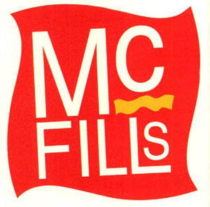 Mc Fills Malasa Crispz (label) Device mark 1394038 Trademark
