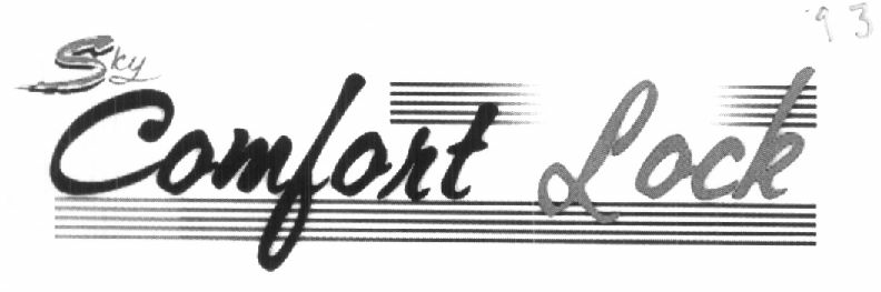 Sky Comfort Lock (letter Written In Special Form) Device mark 1459079 Trademark