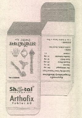 Sheetal Arthofix Tablet Device mark 2566033 Trademark