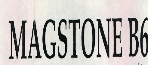 Magstone B6 Device mark 2365353 Trademark