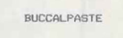 Buccalpaste Device mark 819571 Trademark