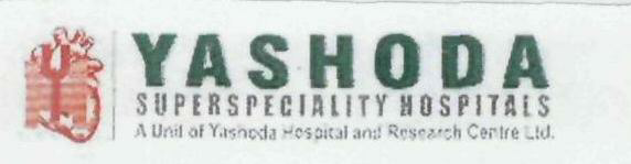 Yashoda Supespecialiy Hospitals Device mark 1965513 Trademark