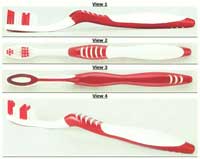 Three Dimensional Distinctive Tooth Brush Device Device mark 1859860 Trademark