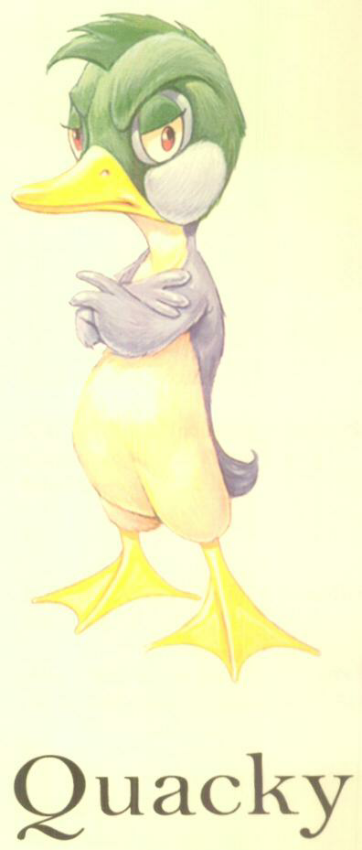 Quacky (device Of Animal) Device mark 1622554 Trademark