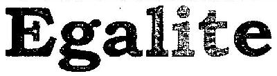 Egalite Device mark 2877366 Trademark