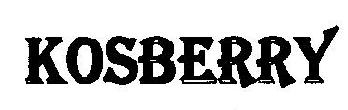 Kosberry (device) Device mark 2525620 Trademark