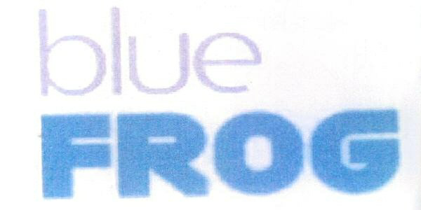 Blue Frog (special Form Of Writing) Device mark 1579063 Trademark