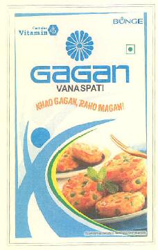 Gagan Vanaspati Khao Gagan, Raho Magan! Device mark 2839426 Trademark