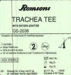 Trachea Tee (device) Device mark 1539329 Trademark