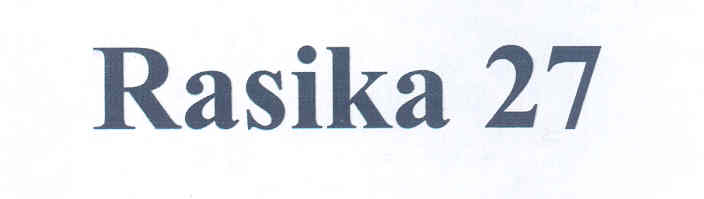 Rasika 27 Device mark 1685397 Trademark