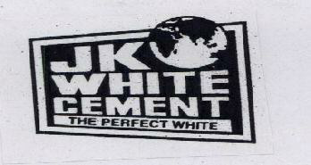 Jk White Cementthe Perfect White Device With Globe Device mark 1734559 Trademark