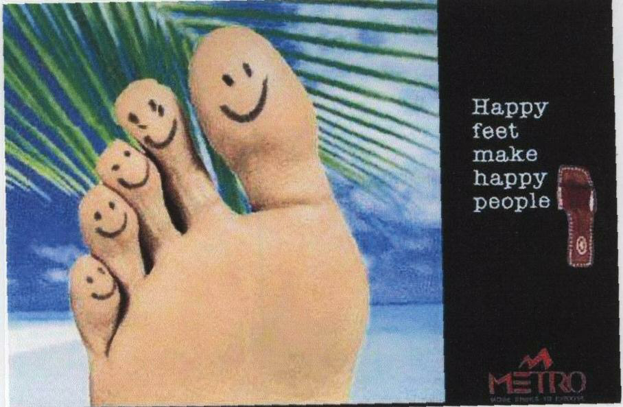 Happy Feet Make Happy People (device Of Leg) Device mark 1561068 Trademark