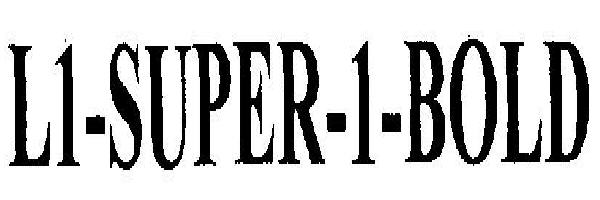 L1-super-1-bold Device mark 2489255 Trademark