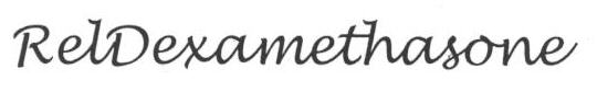 Reldexamethasone (label) Device mark 1646779 Trademark