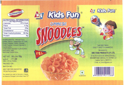 Kids Fun Chinese Snoodles Kf Device mark 2216502 Trademark