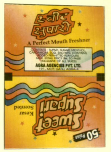 Sweet Supari [device Of Star] Device mark 858070 Trademark