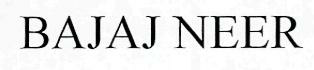 Bajaj Neer Device mark 2450945 Trademark