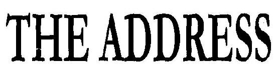 The Address Device mark 1841685 Trademark