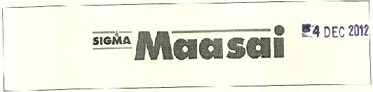 Sigma Maasai Device mark 2436737 Trademark