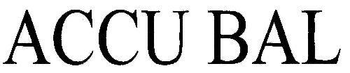 Accu Bal Device mark 1809081 Trademark