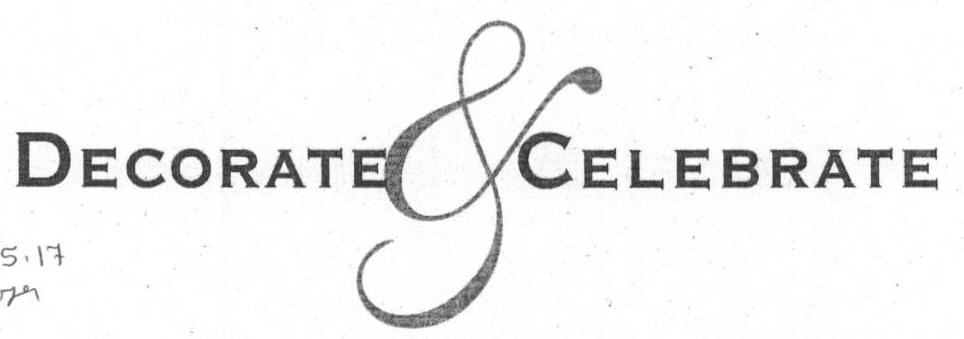 Decorate & Celebrate Device mark 1633943 Trademark