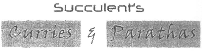 Succulent"s Curriers & Parathas (label) Device mark 1603846 Trademark