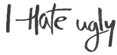 I Hate Ugly Device mark 1877053 Trademark