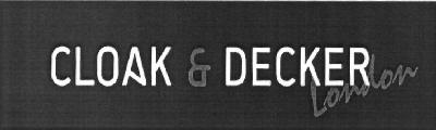 Cloak & Decker (label) Device mark 2647854 Trademark