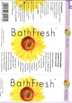 Bathfresh (label) Device mark 1514127 Trademark