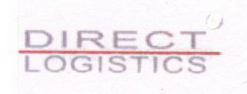 Direct Logistics (letter Written In Underline) Device mark 1575058 Trademark