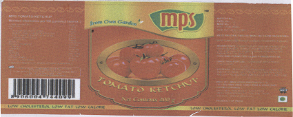 Mps Tomato Ketchup (device) Device mark 2186026 Trademark