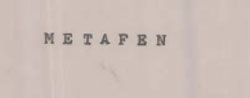 Metafen Device mark 549400 Trademark