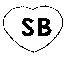 Sb (logo Of Heart) Device mark 1510835 Trademark