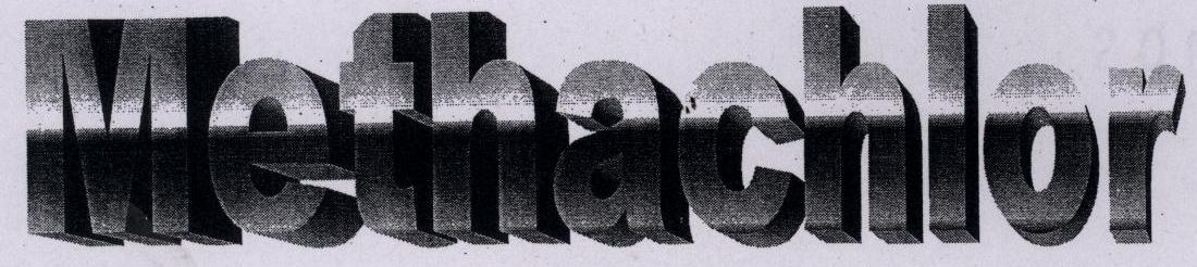 Methachlor (label) Device mark 1797974 Trademark