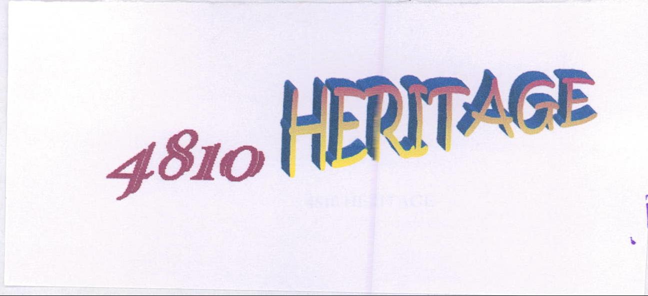 4810 Heritage Device mark 1978325 Trademark