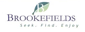 Brookefields Seek. Find. Enjoy Device mark 1659014 Trademark