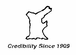 Credibility Since 1909 (logo) Device mark 1504005 Trademark