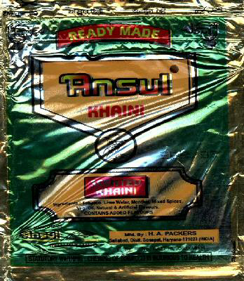 Ansu Khain With Label Device mark 1606073 Trademark
