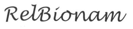 Relbionam (label) Device mark 1646786 Trademark