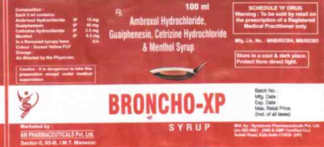 Broncho-xp Device mark 2603805 Trademark