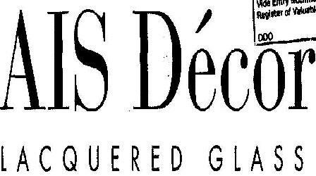 Ais Decor Device mark 1892376 Trademark