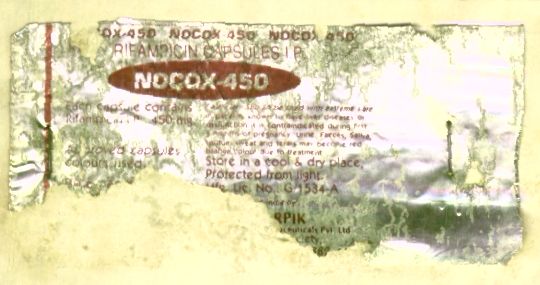 Nocox-450(label) Device mark 808243 Trademark