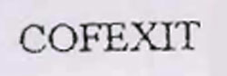Cofexit: Device mark 1037101 Trademark
