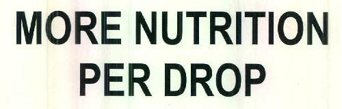 More Nutrition Per Drop Device mark 2802880 Trademark