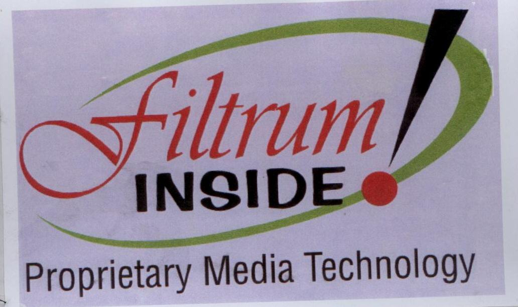 Filtrum Inside Proprietary Media Technology (label) Device mark 1570354 Trademark