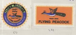 Flying Peacock(device) Device mark 772924 Trademark