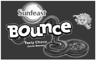 Sunfeast Bounce Tasty Choco Creme Biscuits Device mark 2701938 Trademark