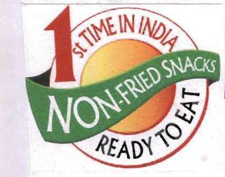 1 St Time In India, Non-fried Snacks, Ready To Eat Device mark 1336036 Trademark