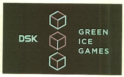 Dsk Green Ice Games (device Of Cube) Device mark 2854432 Trademark